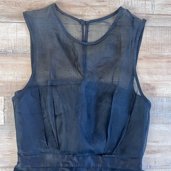 Zimmermann 100% Silk Black Overlay dress - Picture 3 of 8